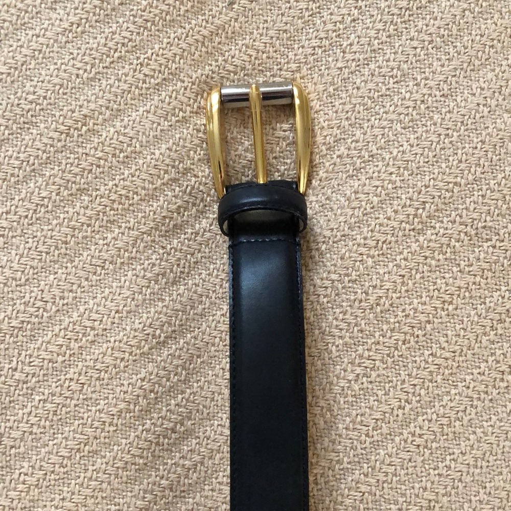 Liz Claiborne black leather belt S